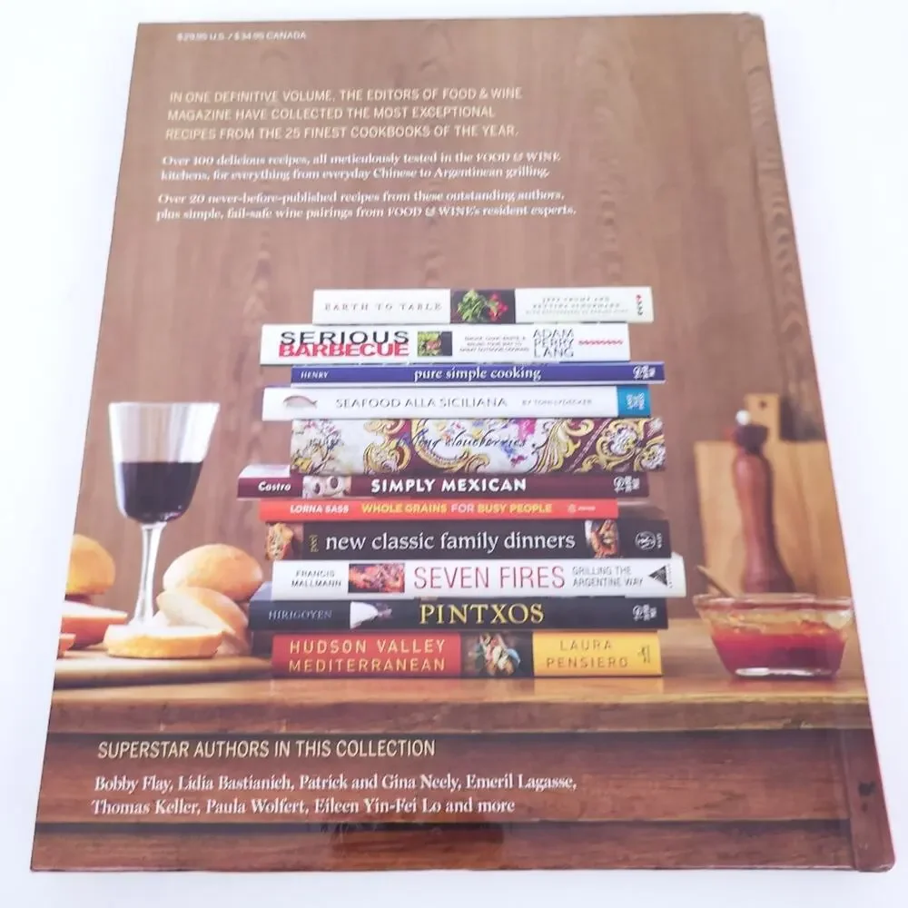 Food & Wine Cookbook Best of the Best Cookbook Recipes from 25 of Best Cookbooks